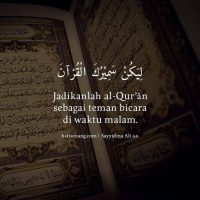 Ucapan Sayyidina Ali ra Tentang Al-Qur’an 004