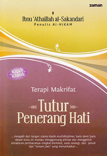 Cover Buku Terapi Makrifat - Tutur Penerang Hati - Ibn 'Atha'illah