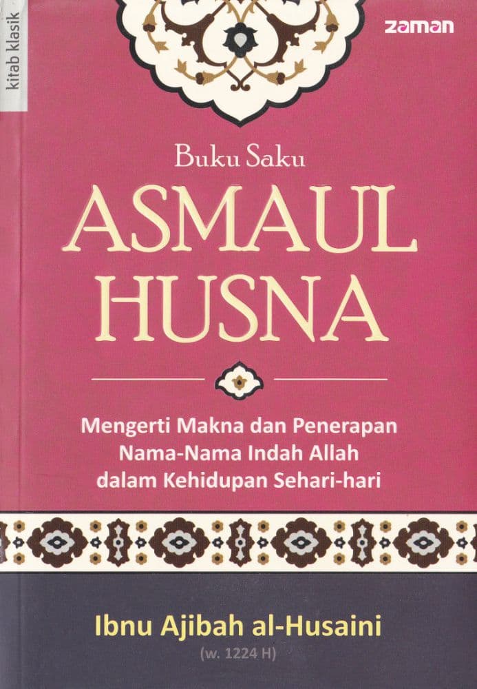 Cover Buku Saku Asmaul Husna dari Penerbit Zaman